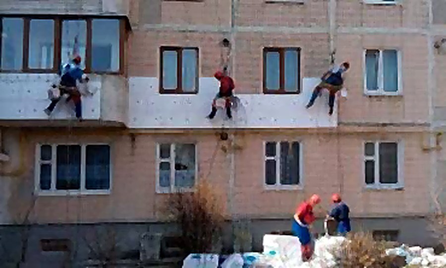 Утепление фасадов